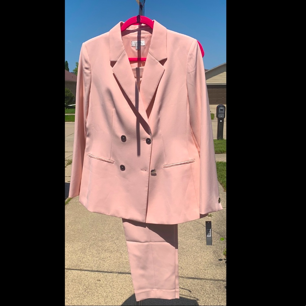 Pink Tahari Two Piece Suit